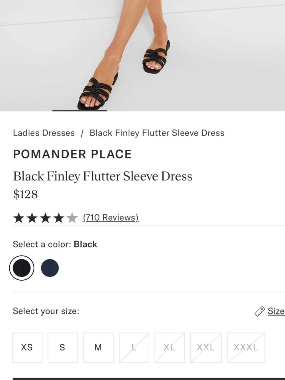 Tuckernuck POMANDER PLACE
Black Finley Flutter Sleeve - Picture 8 of 8